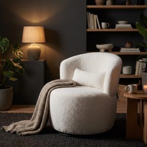 Fauteuil pivotante Bella Curve