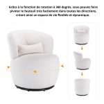 Fauteuil pivotante Bella Curve – Image 5