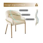 Chaise Velours Veda – Image 8