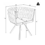 Chaises Oslo - Lot de 2 – Image 4