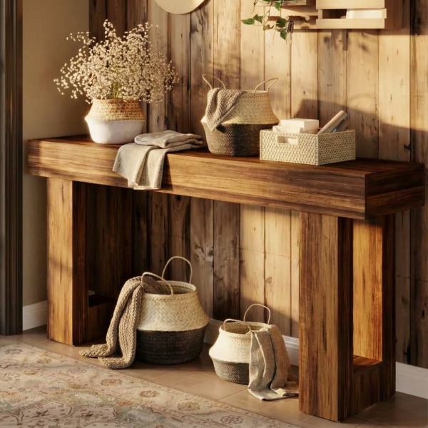 Lina Console Rustique