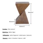 Table d'appoint Modern Loft – Image 5