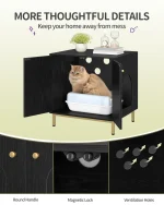 Bea Armoire à bac à litière pour chat – Image 4