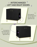 Bea Armoire à bac à litière pour chat – Image 3