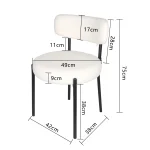 Chaises Numa - lot 2 – Image 6